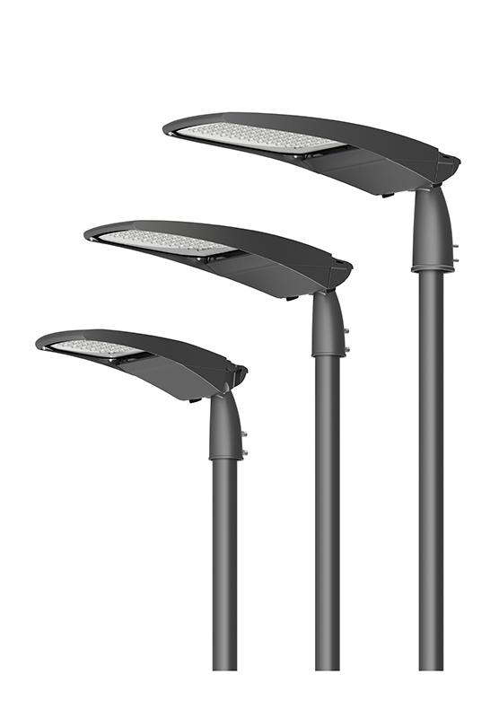 Glass Aluminum Frame LED Street Light Housing For Roads Gardens Courtyards