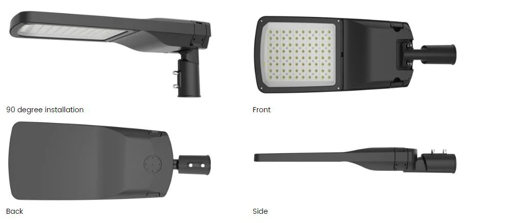 New Design 50W 80W 100W 200W Smart Outdoor SMD Street Lighting IP66 Waterproof Ik08 Road Light Public Lighting with Sensor Function LED Street Light