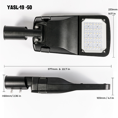 Industrial Outdoor LED Street Lights Security Adjusting Angle UV Resistant