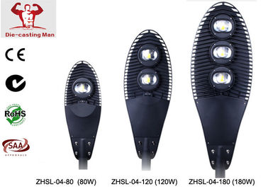 Bridgeux Chips High Power Waterproof IP66 3pcs COB LED Street Light Die-casting Housing 150w 160w 170w 180w