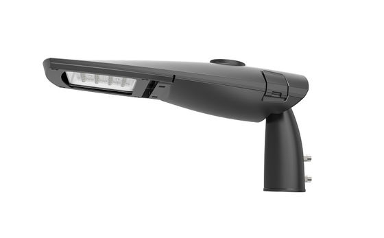 150 Lm/w Efficiency Aluminum Led Street Light YASL-14 Series Available In 3 Sizes 18000 Lumens 4000K Grey Or Black Finish YASL-14-40/80/120