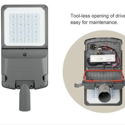 Die Casting Aluminum Outdoor LED Street Lights With Color Temperature 3000K-6000K IP65