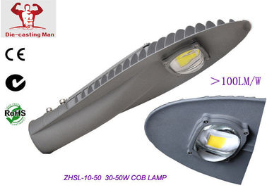 Outdoor LED Street Light Fixtures / Bridgelux Chip IP66 COB Lamp For Minor Roads