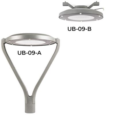 Die Casting Aluminum Led Pole Top Light 30w 40w 60w 90w 100w Garden Lighting Pole Mounted Fixture