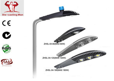 CE Approved Bridgelux 130lm/w Meanwell Outdoor Aluminum COB LED Street Light Housing 40w 60w 80w Wtaerproof IP66