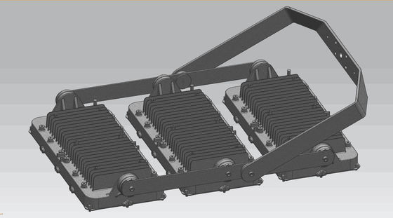 Heat Sink Casting Aluminum Parking Lot Flood Light 600W 800W 1000W High Lumens 140lm/W