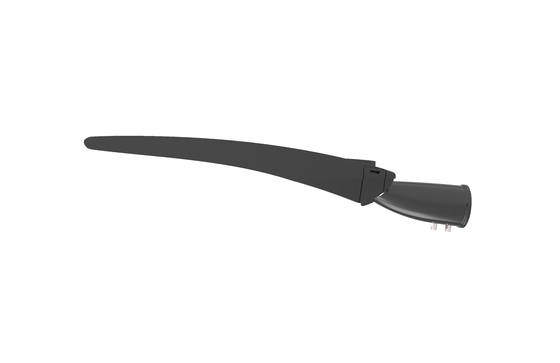Customized 120° Beam Angle LED Street Light Housing Dark Gray Body Color