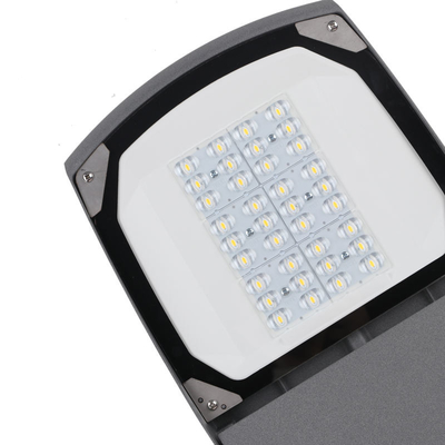 IK08 Tempered Glass Led Street Light Housing ADC12 IP66 For Outdoor