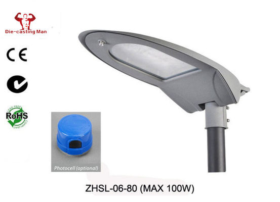 Road / Industrial Area LED Street Light Housing 100w Wattage Die Casting Aluminum Body
