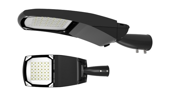 IP66 Die Casting Aluminium Led Street Light Black 140lm/W 4000k Ra70